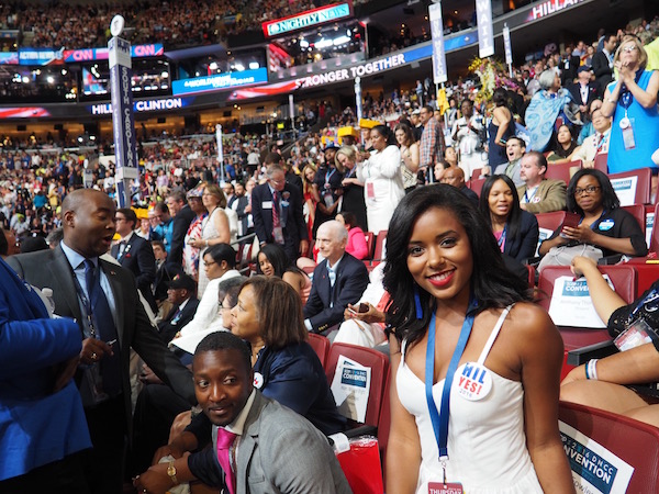 DNC Hillary Clinton 2016 // Shades of Pinck