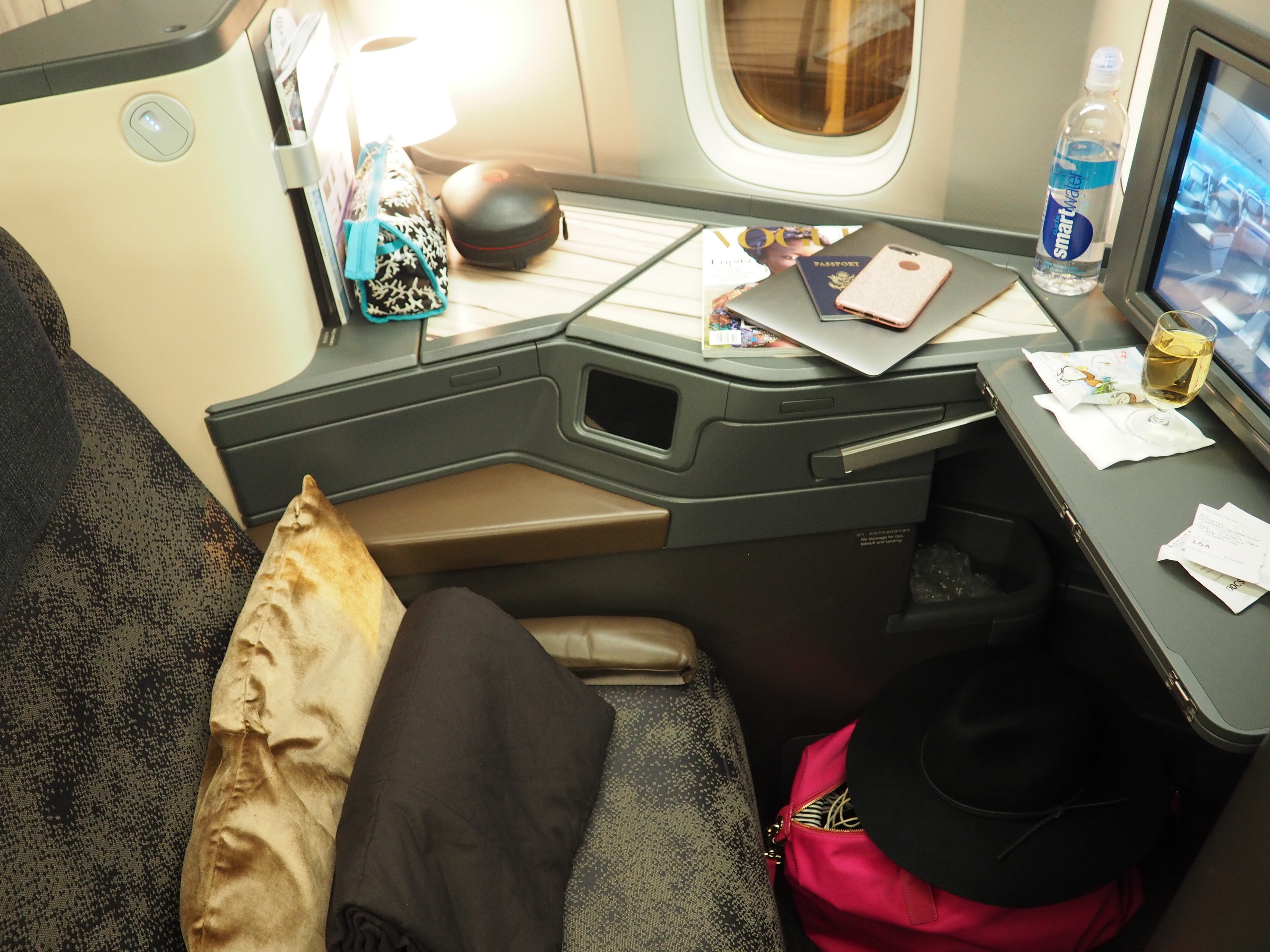 China Airlines first class business class flights travel | Shades of Pinck
