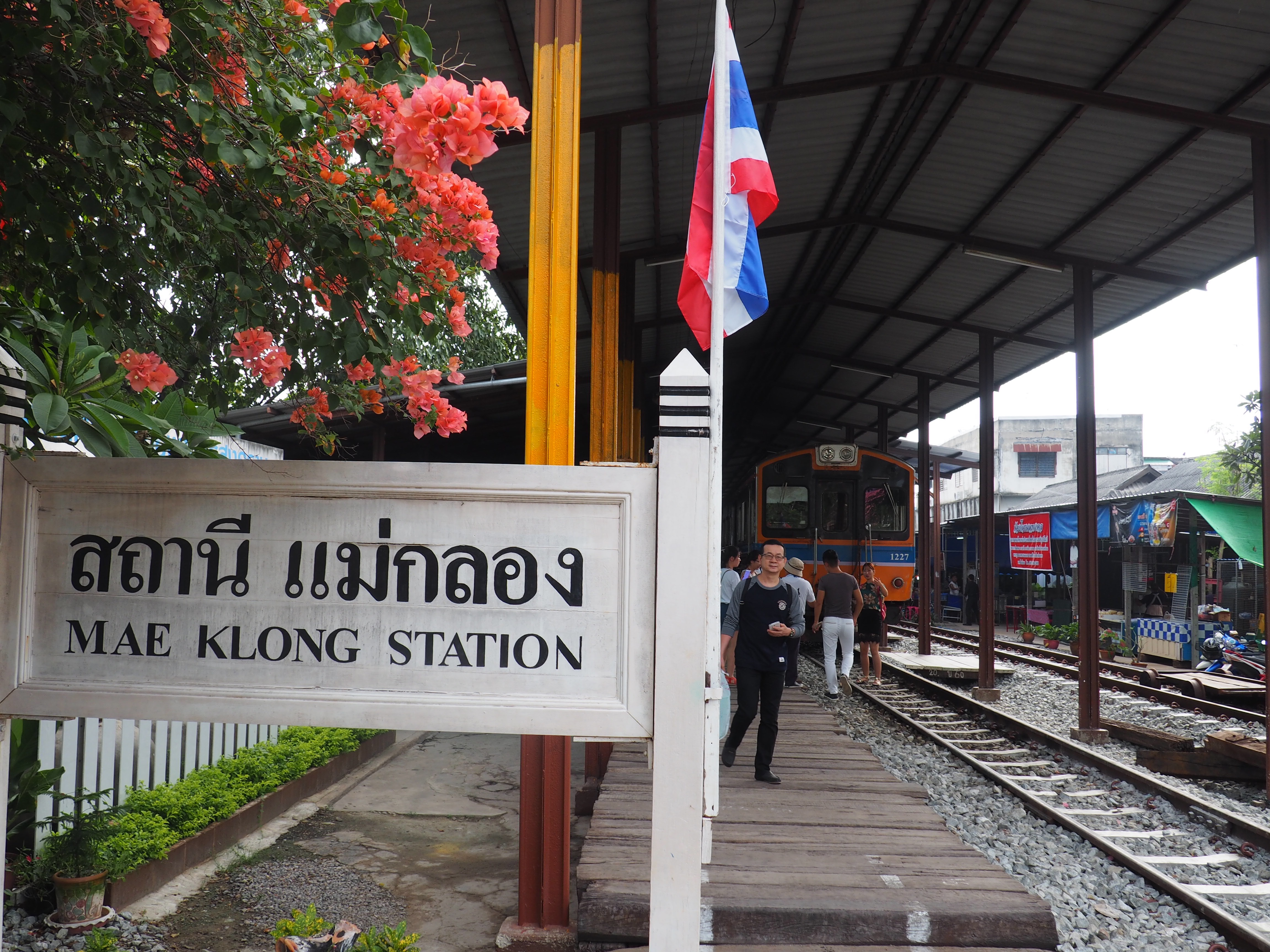 Thailand's Maeklong Railway Market: a market on an active railway travel | Shades of Pinck