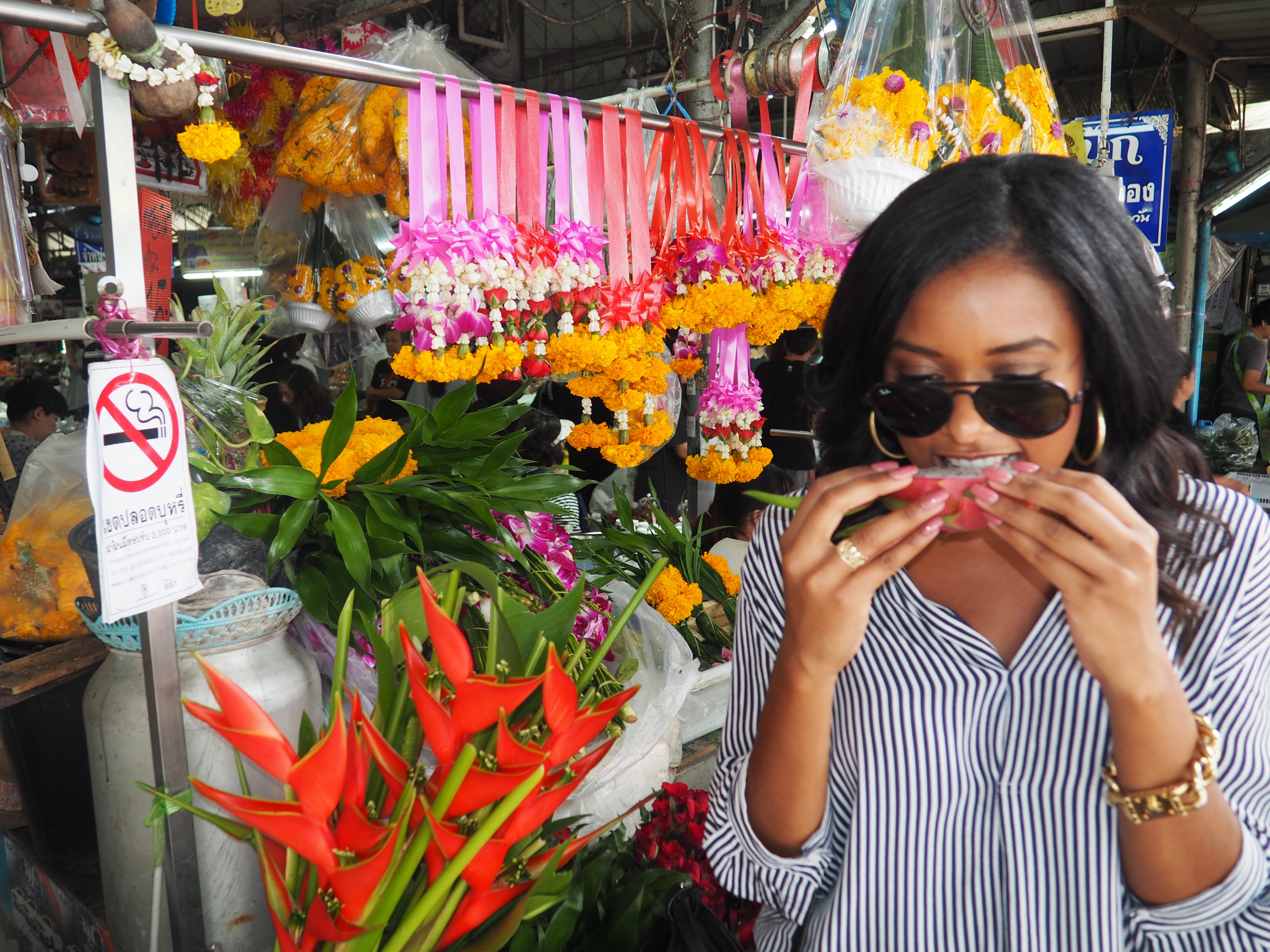 Thailand's Maeklong Railway Market: a market on an active railway travel | Shades of Pinck