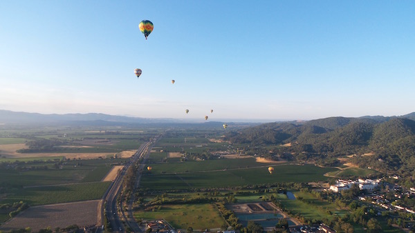 Napa Valley Hot Air Balloon Experience // Shades of Pinck