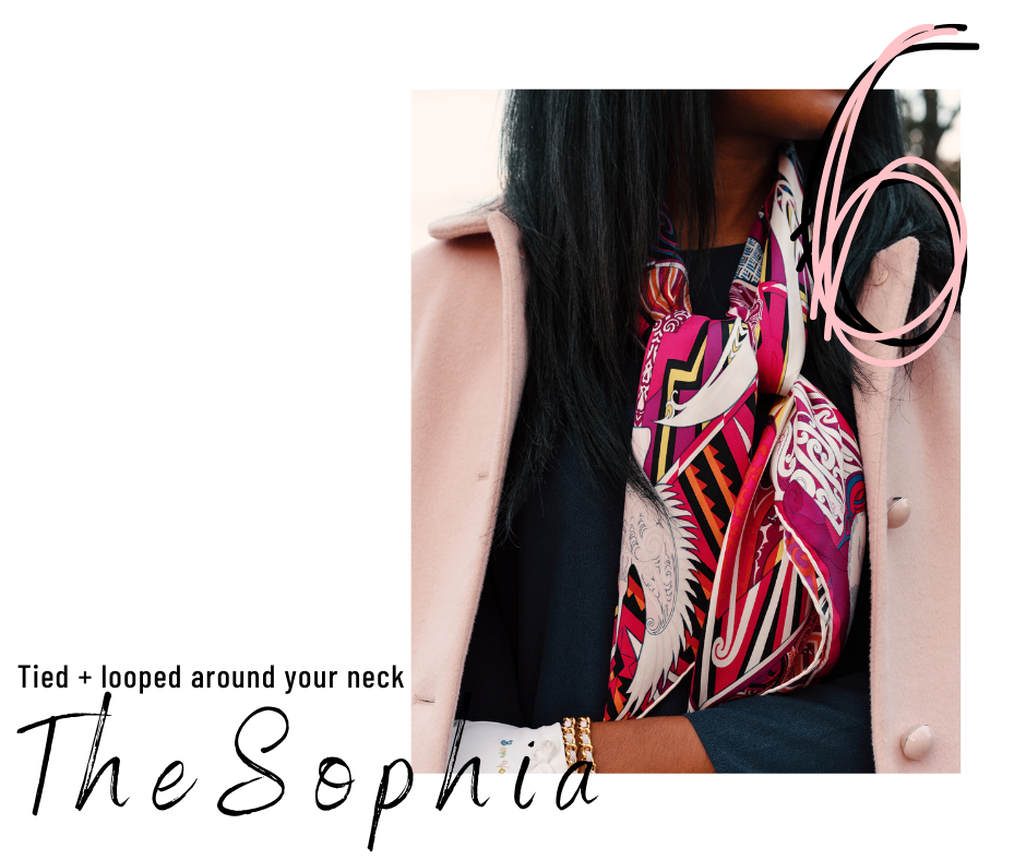 6 Classic Ways to Tie an Hermes Silk Scarf - Shades of Pinck