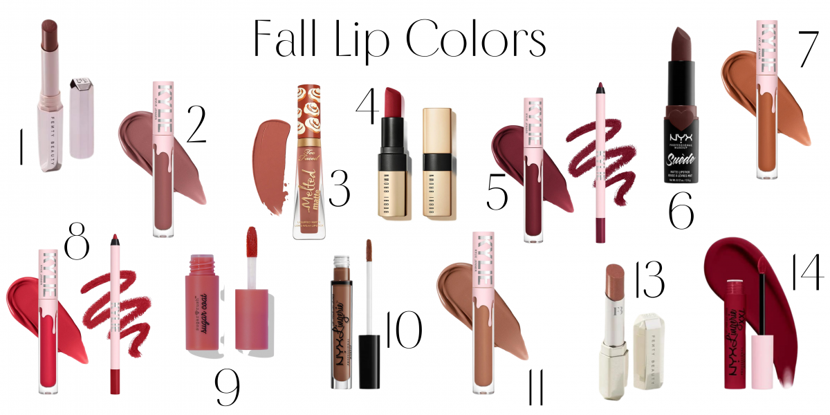 Best Lip Colors for Fall - Shades of Pinck